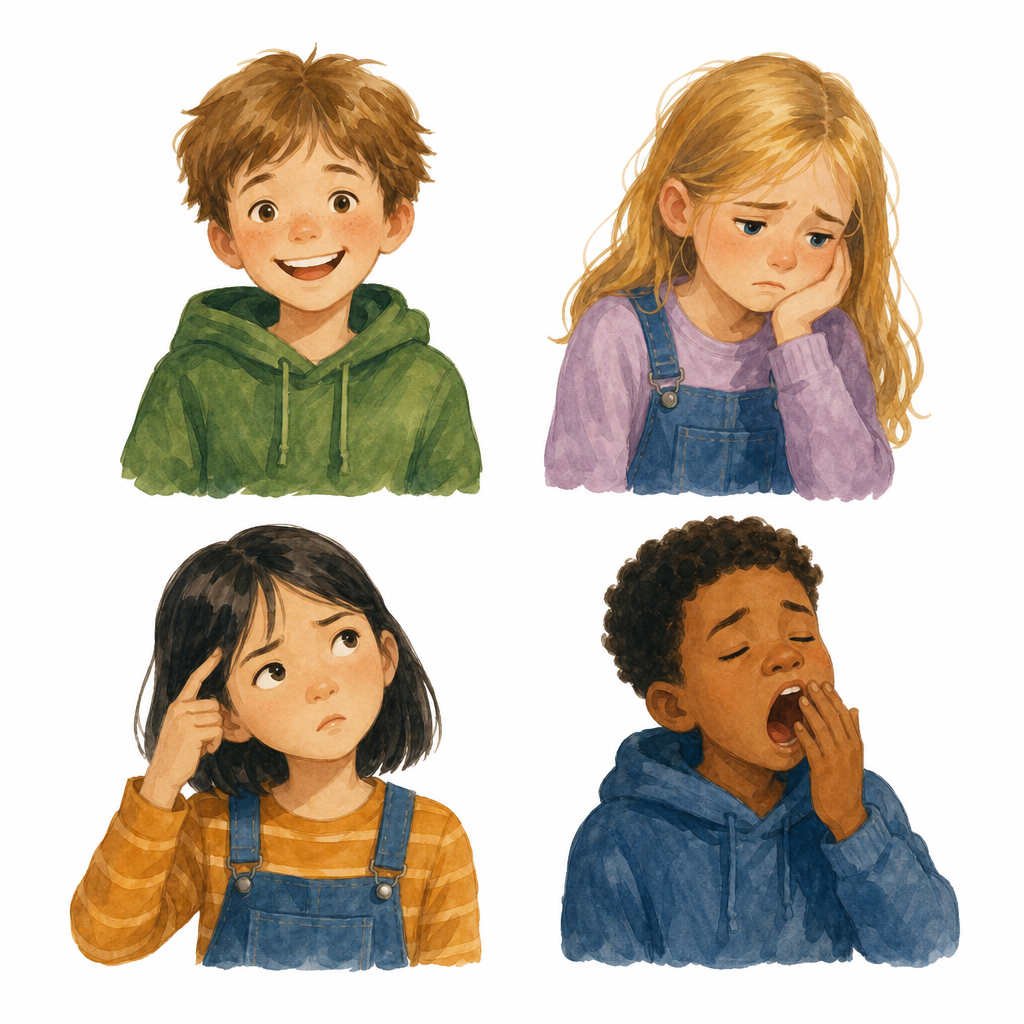 Illustration for Show me without words