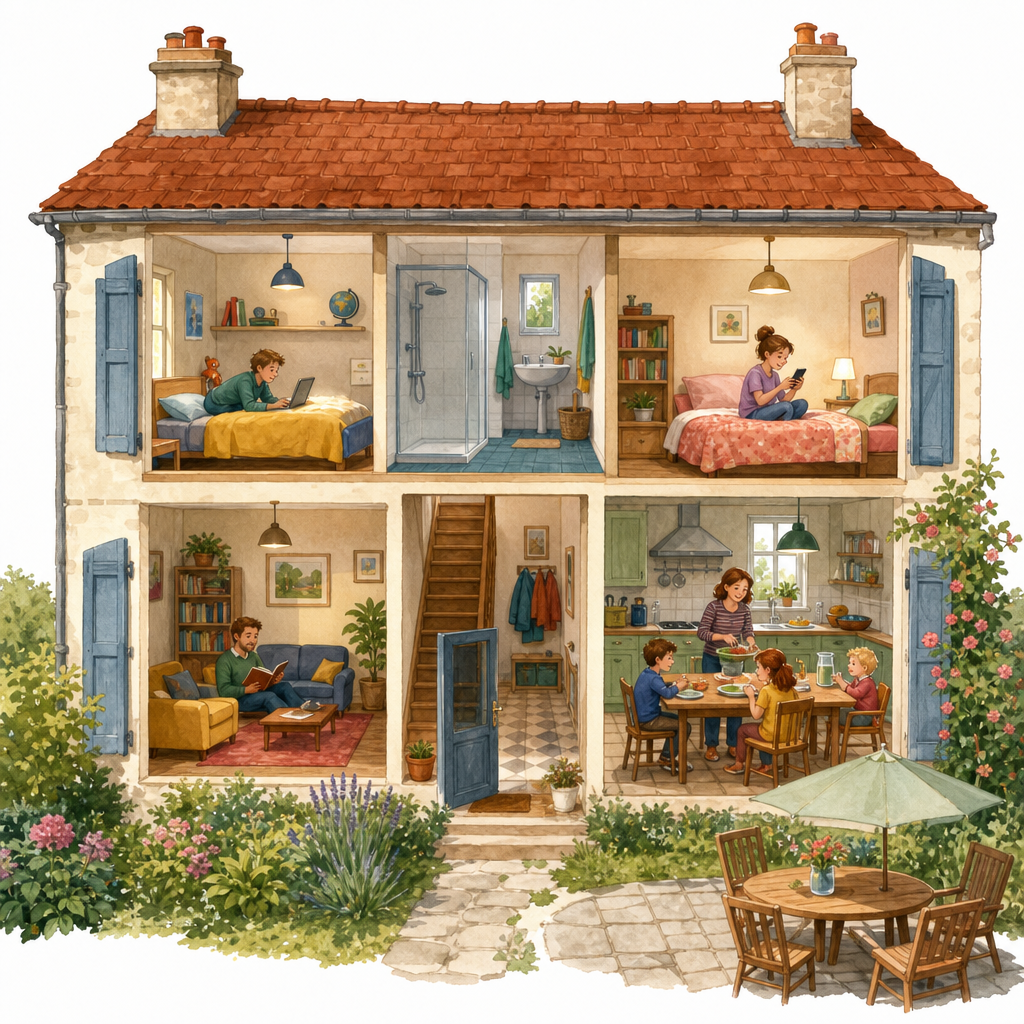 Illustration for How many places at home?