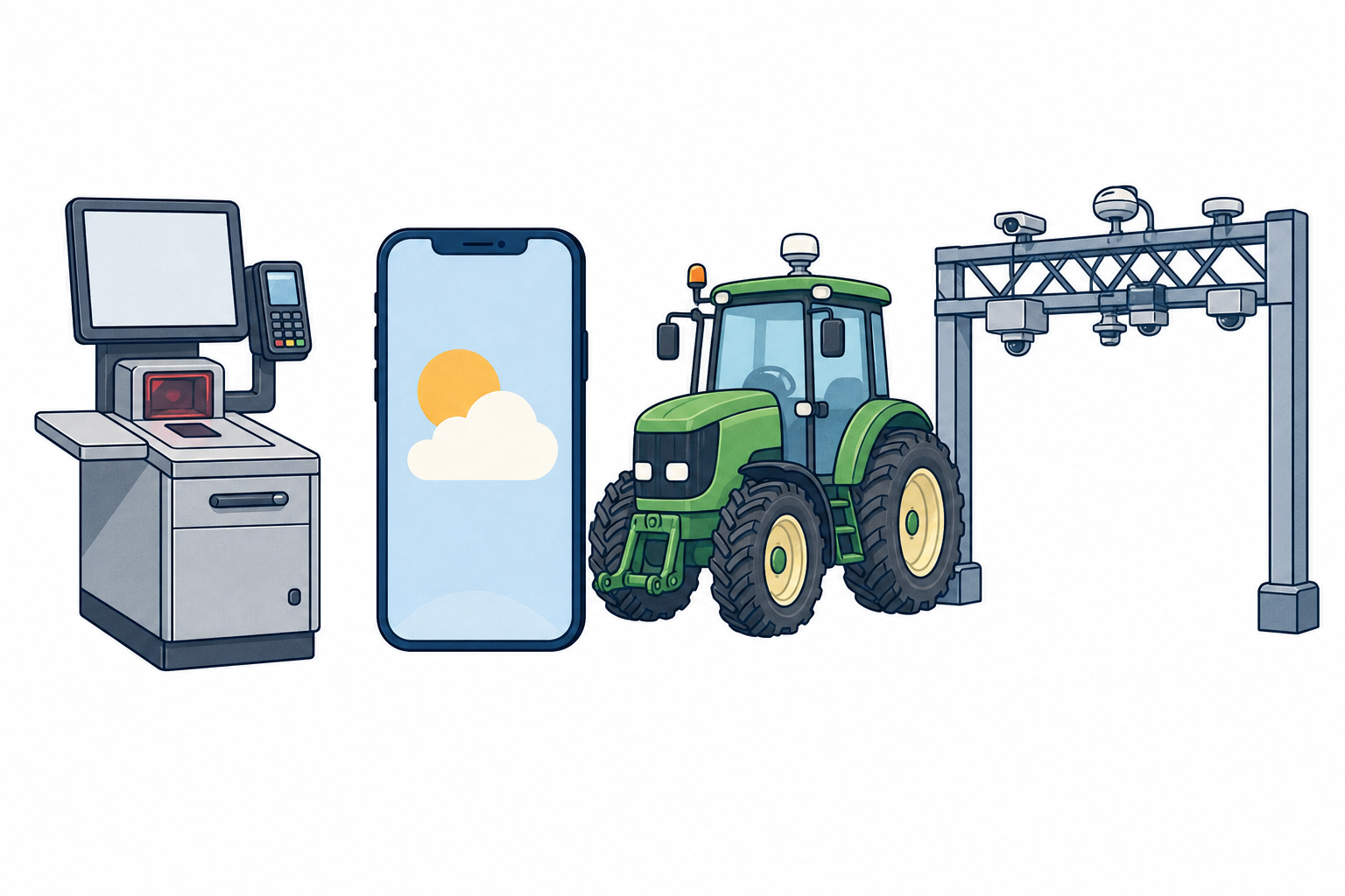 The four Irish systems groups will research, shown as real machines