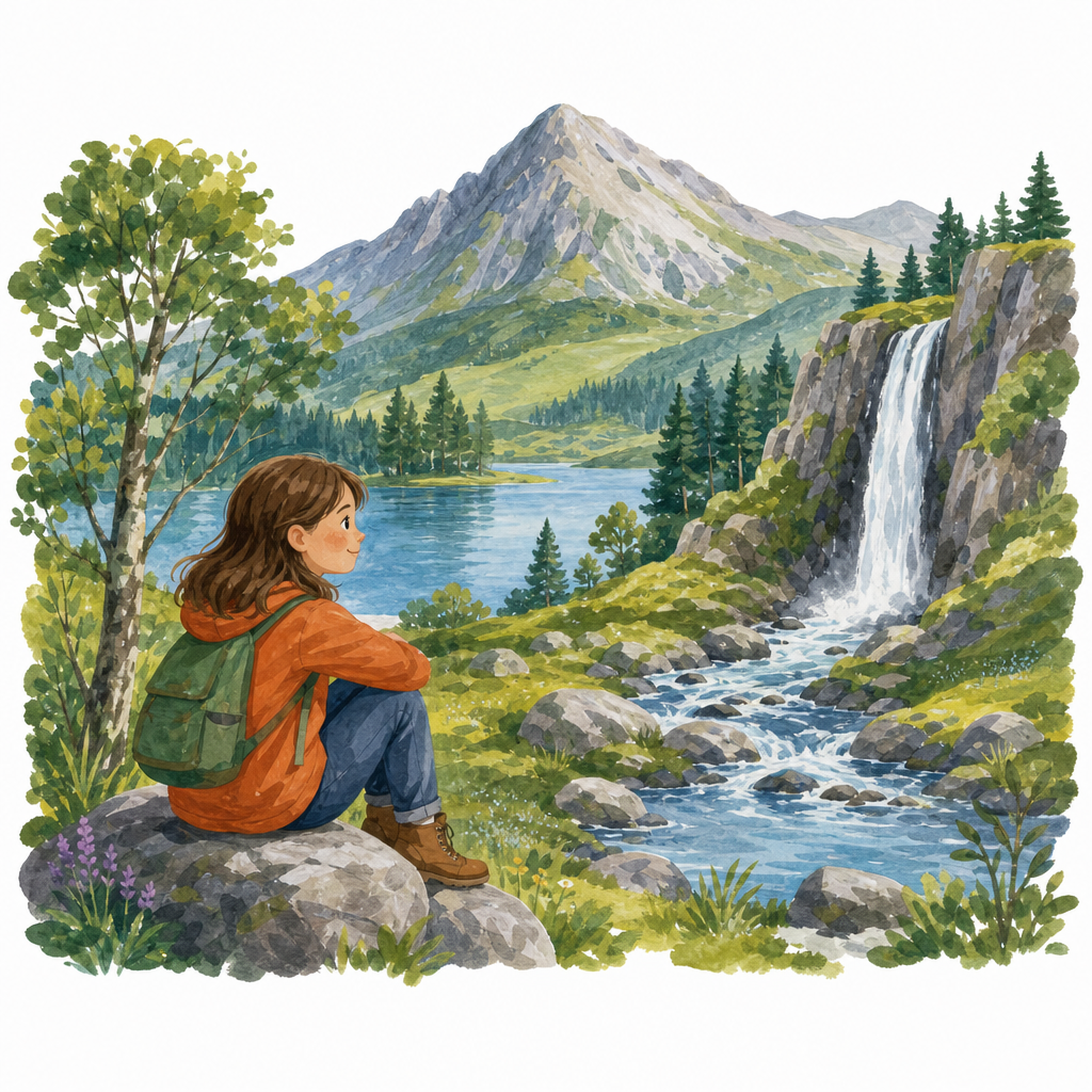 Illustration for Outside the window