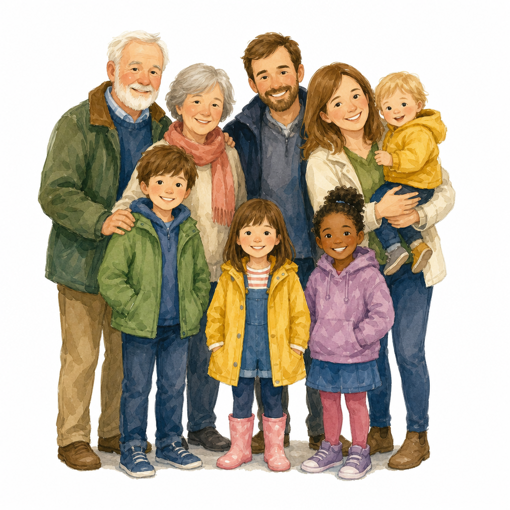 Illustration for How many at home?