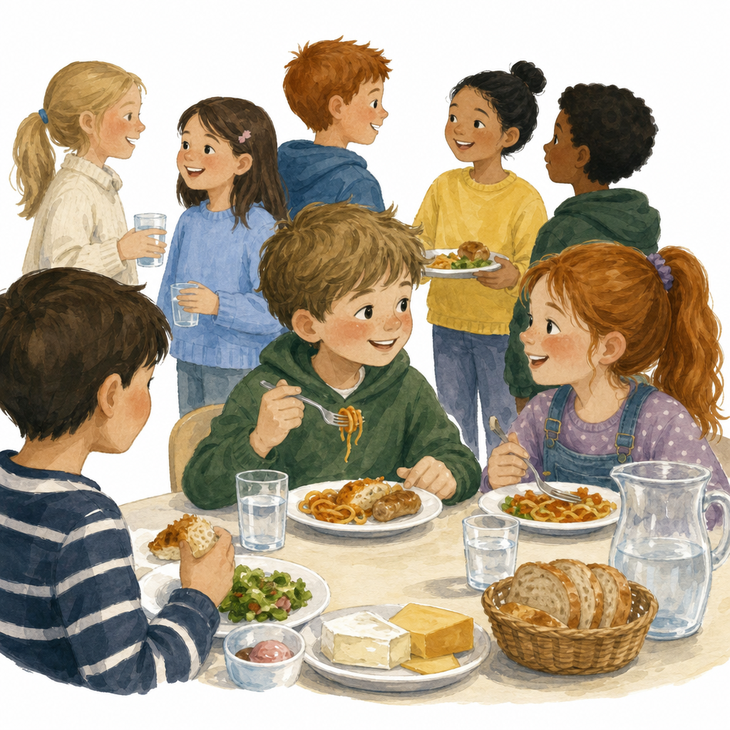 Illustration for Breakfast and every day