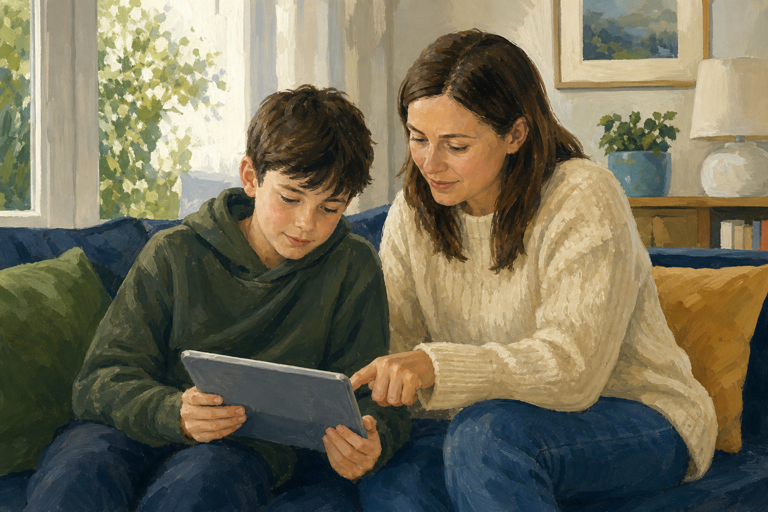 Illustration for Learned by sitting beside someone