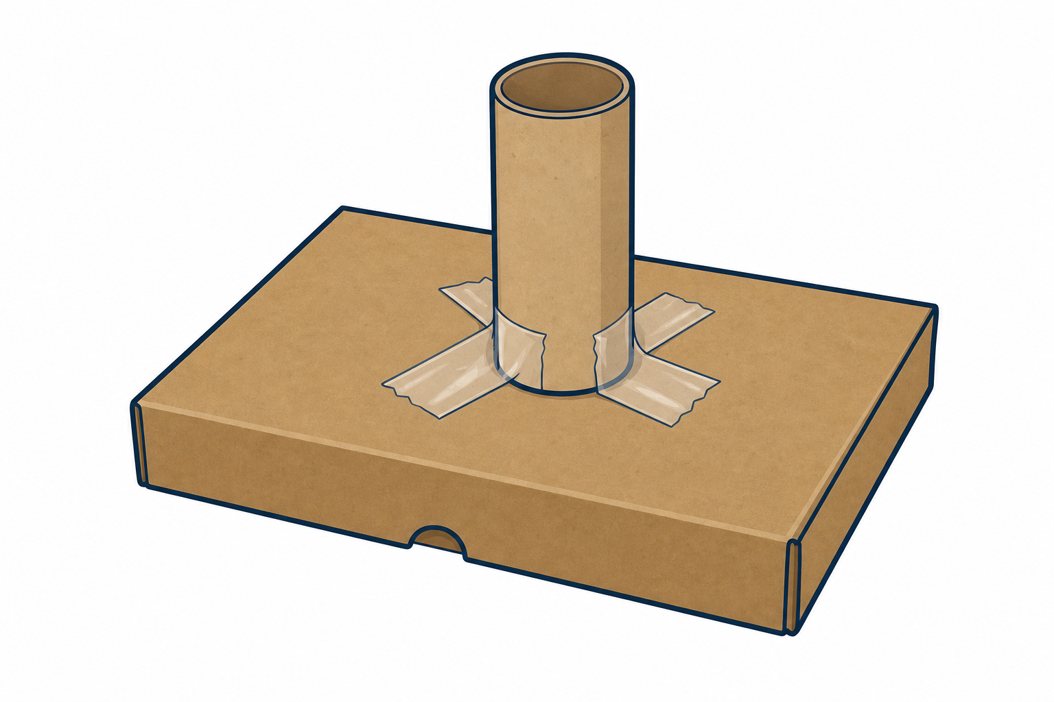 Taping the next piece on to show how parts join