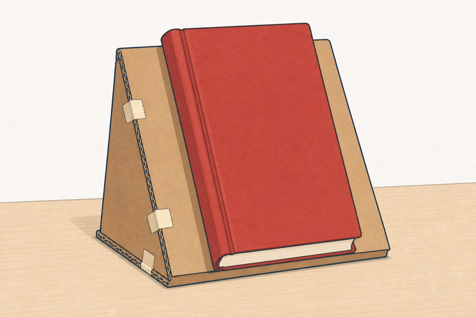 Prototype holding one book steadily - the starting point of today's test