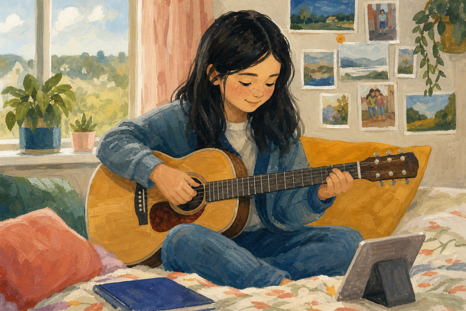 Illustration for Same tune, different words