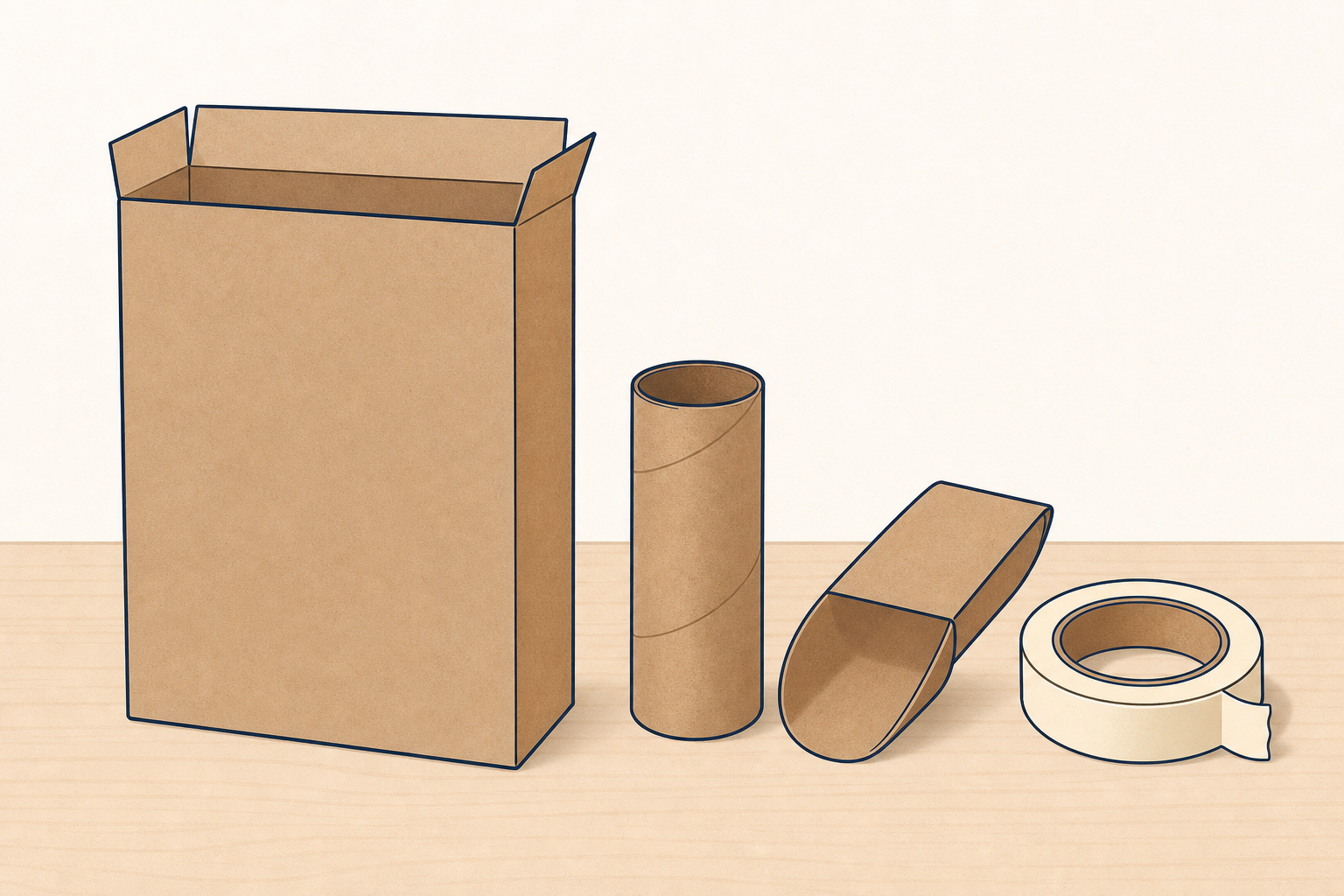 Main parts gathered and laid out before joining