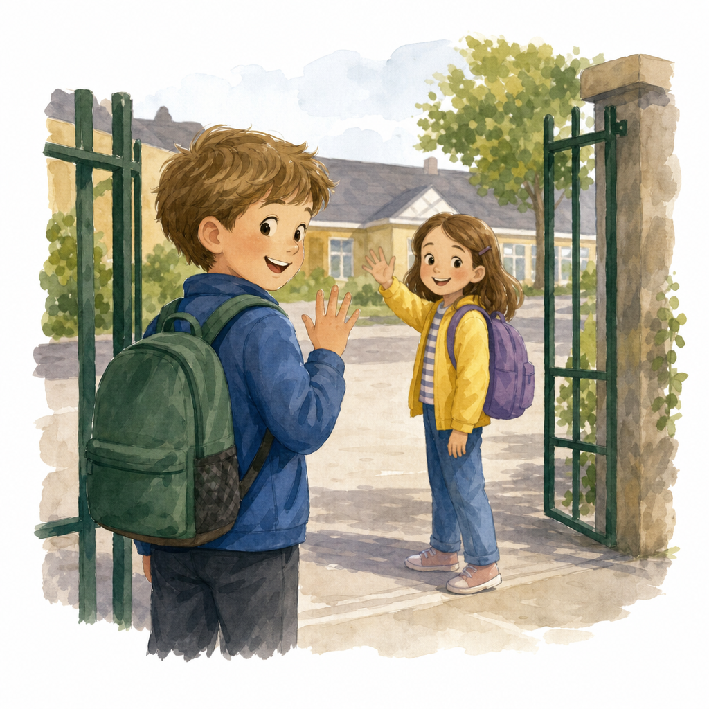 Illustration for Ending a phone call