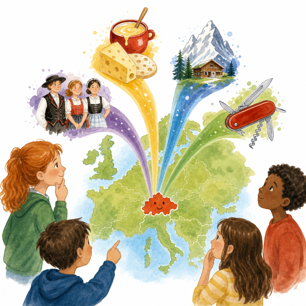 Illustration for What language does Switzerland speak?