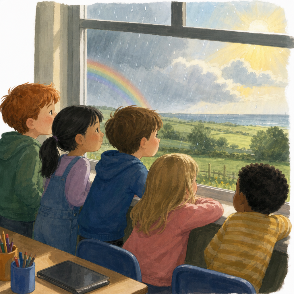 Illustration for Today's forecast in one sentence
