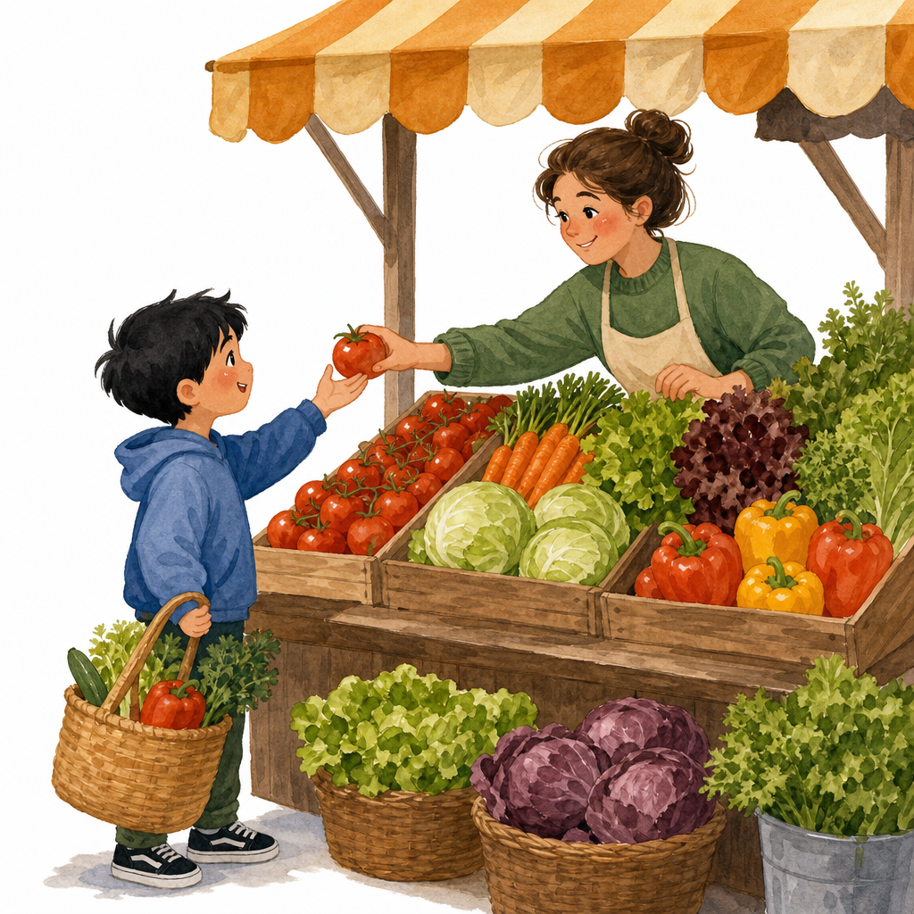 Illustration for Fruit or vegetable?