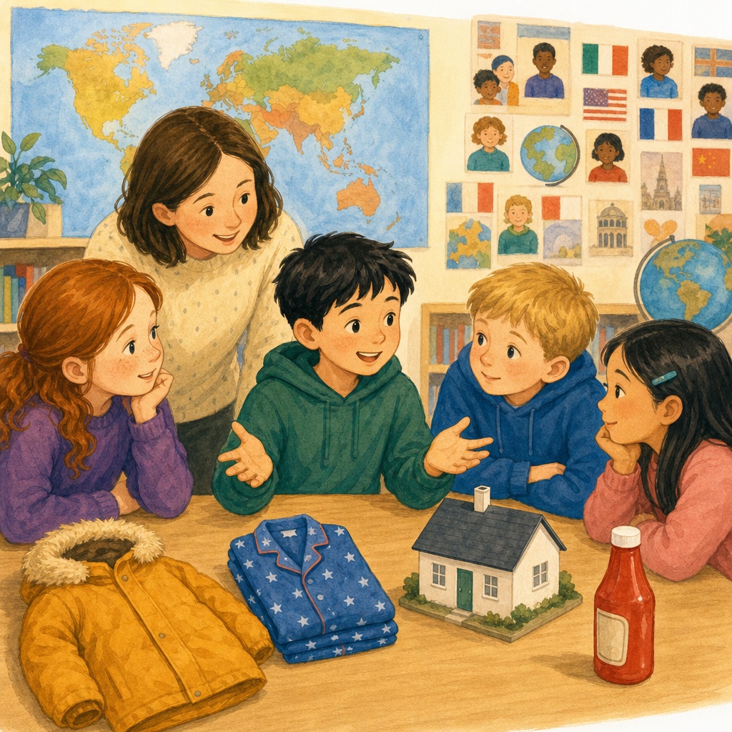 Illustration for English words that started elsewhere