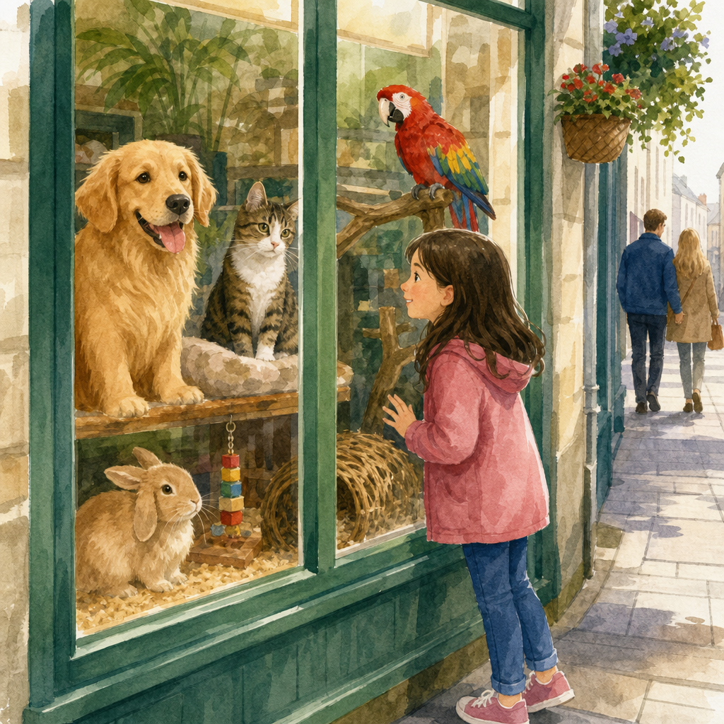 Illustration for Who has a pet?