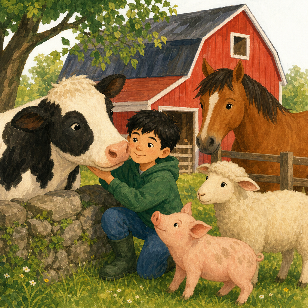 Illustration for Animals you have stood beside