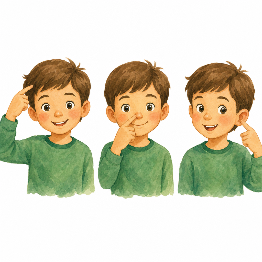 Illustration for Touch and name