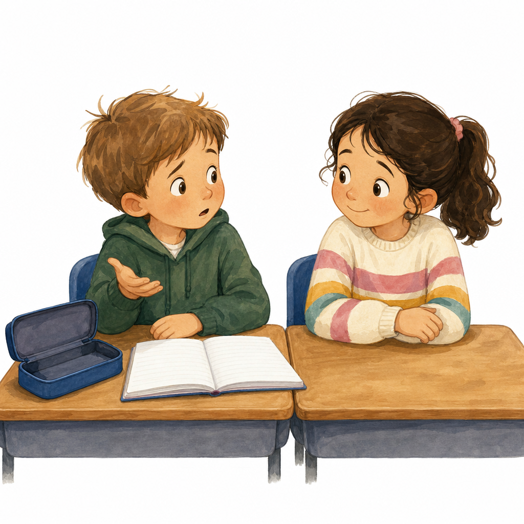 Illustration for No pencil, what now?