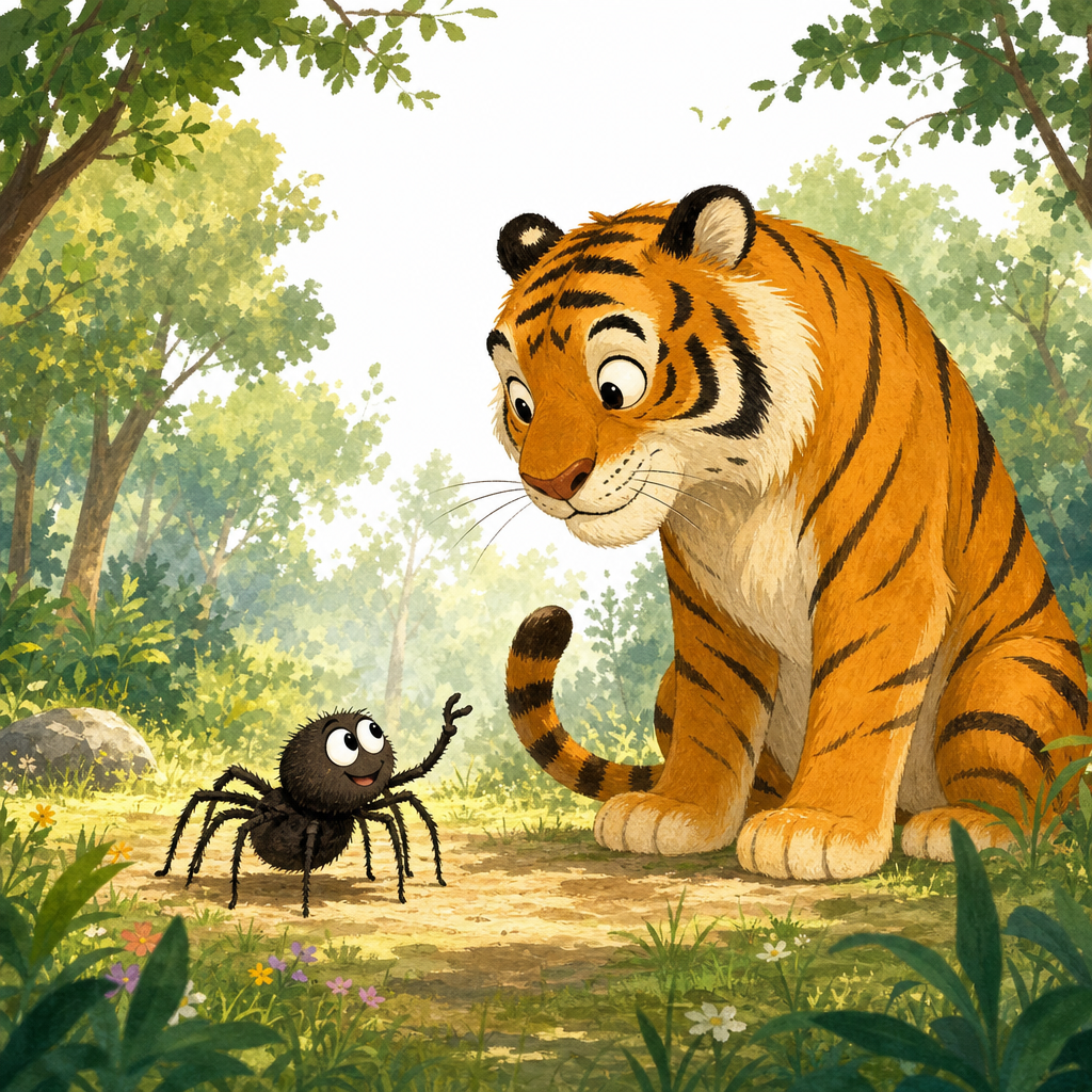 Illustration for A small clever animal