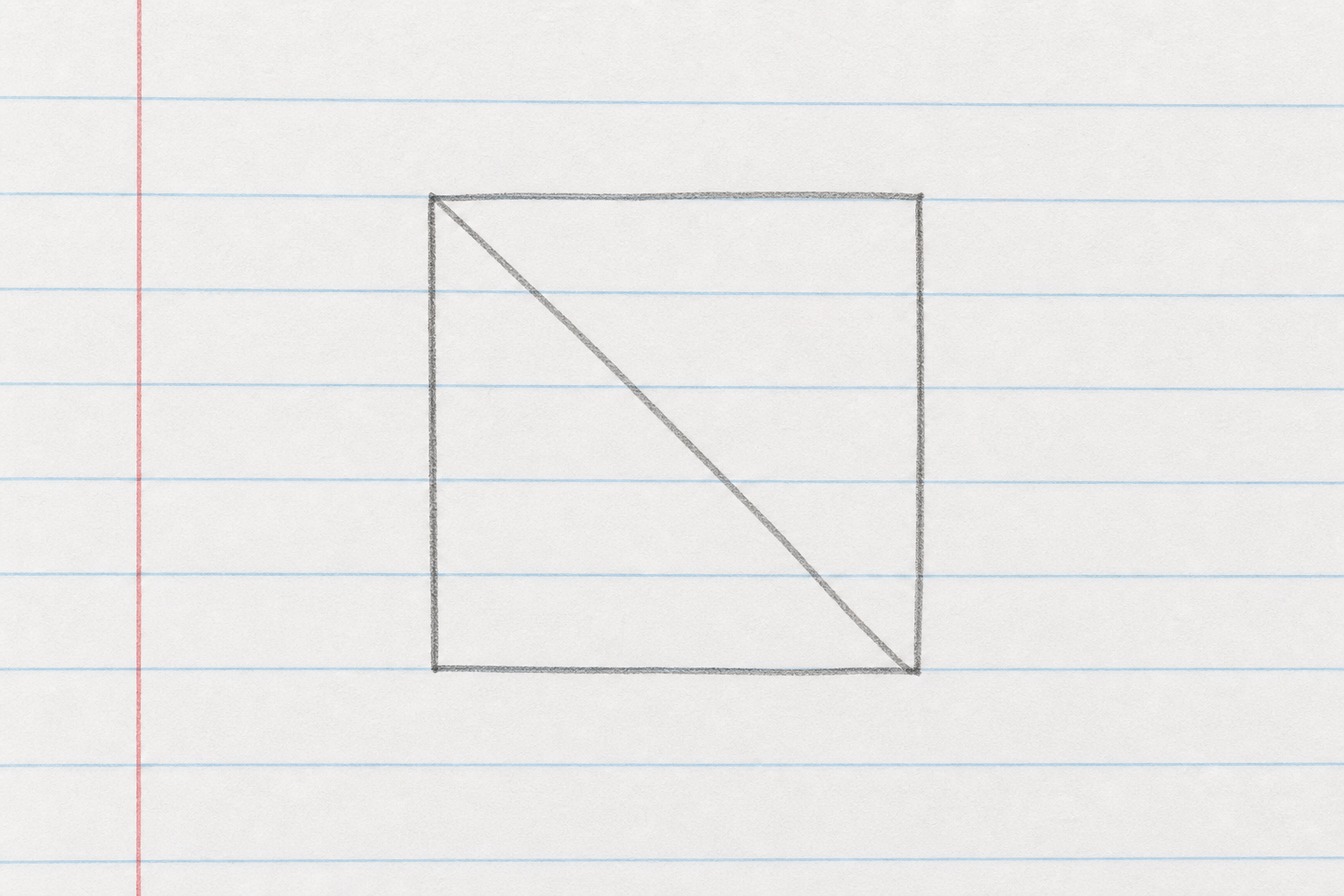 Illustration for Cut the square in your copy