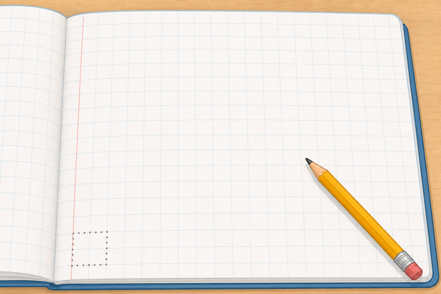 Illustration for Mark the square in your copy