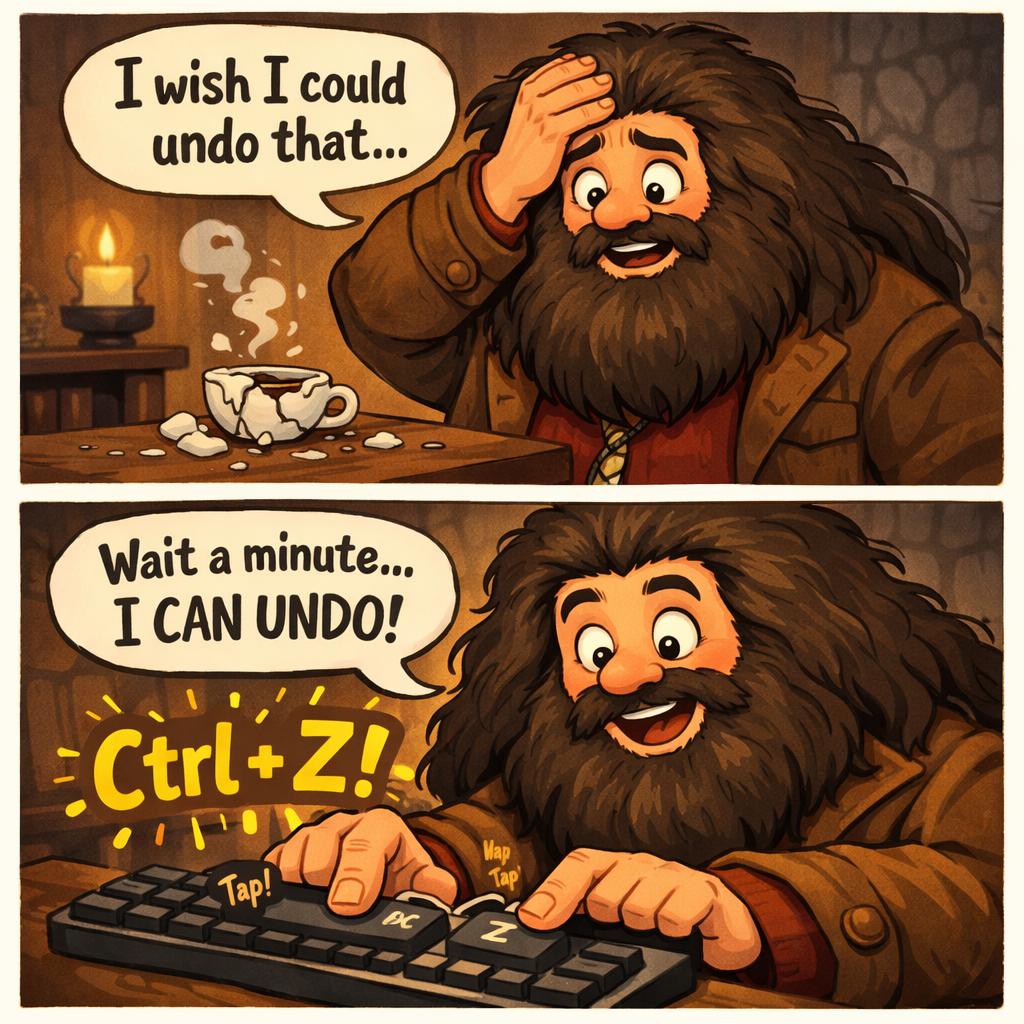 Illustration for Undo and Redo