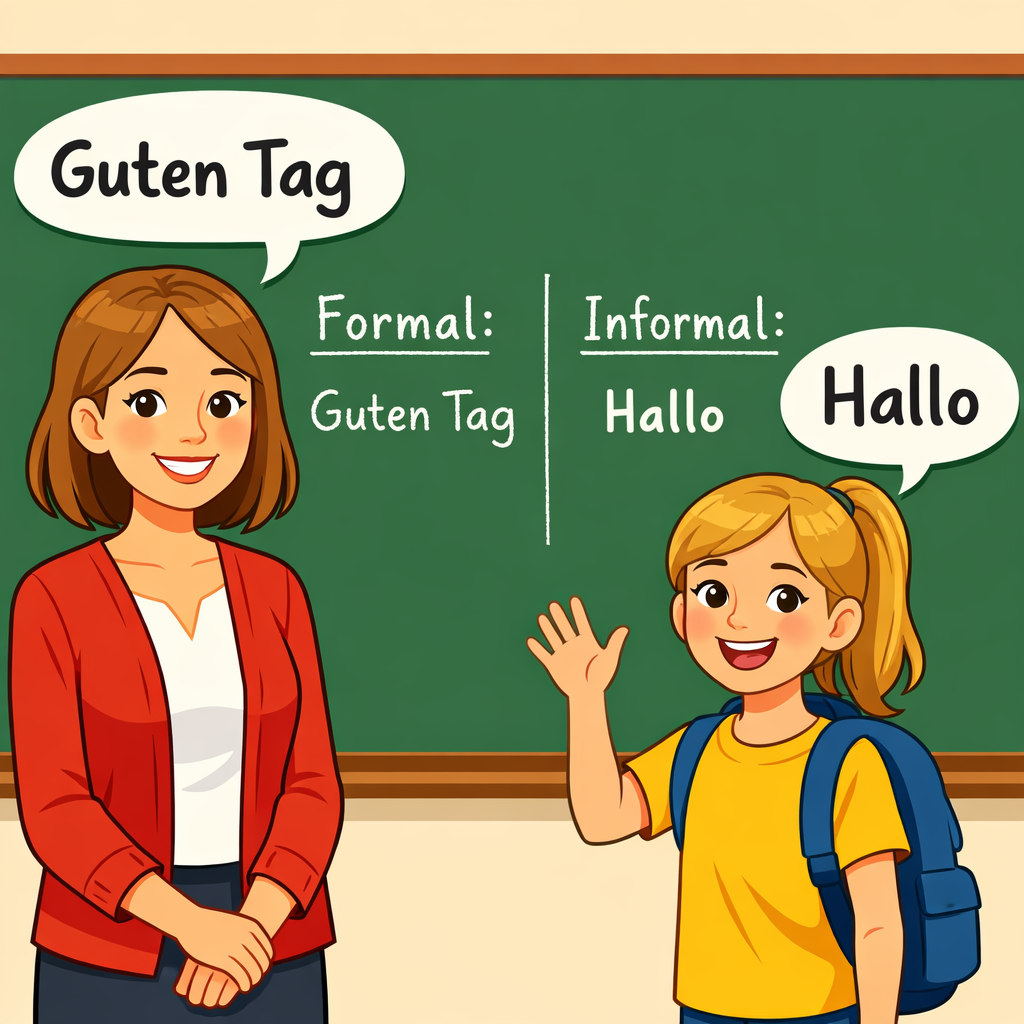 Illustration for Formal and Informal