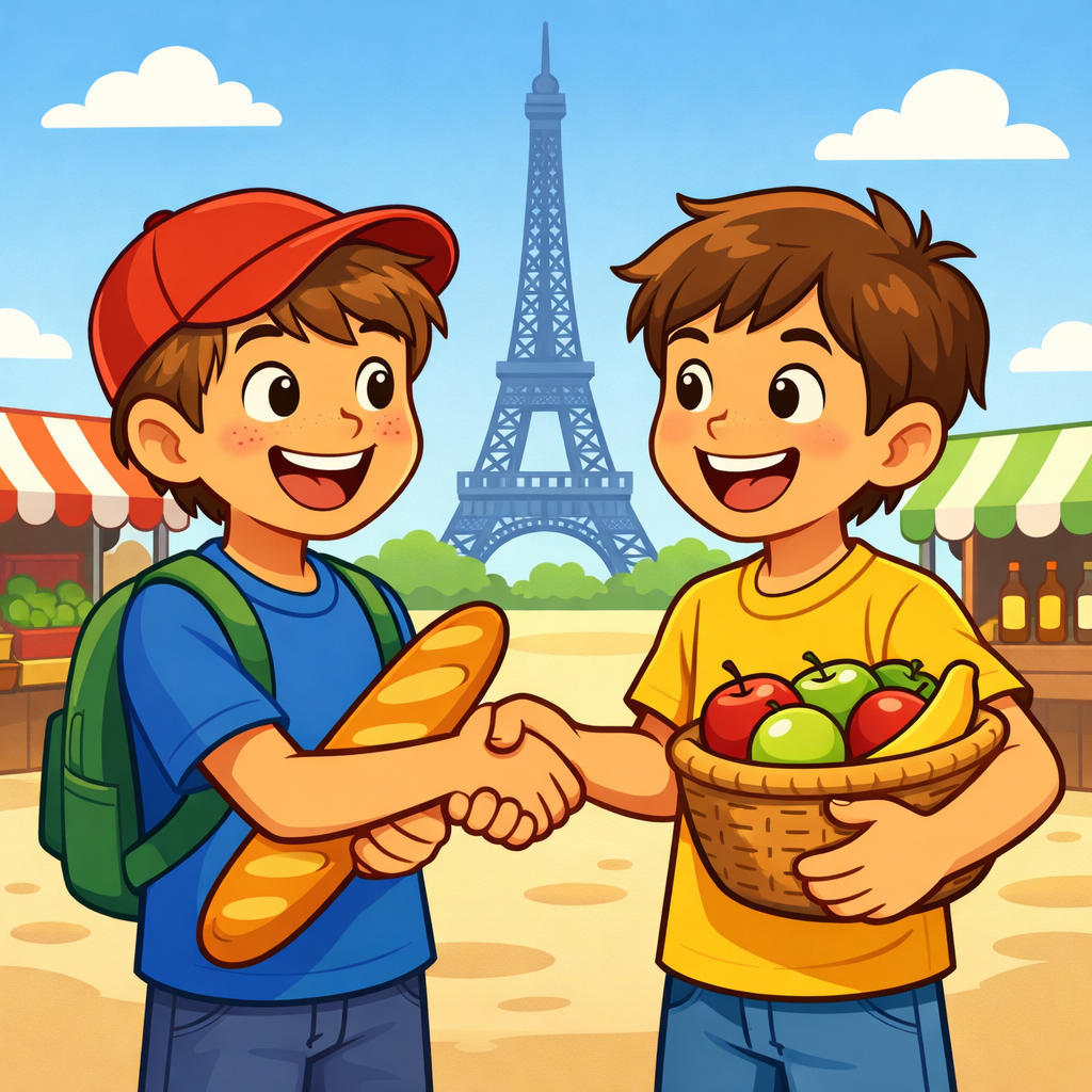Illustration for Welcome to French Greetings