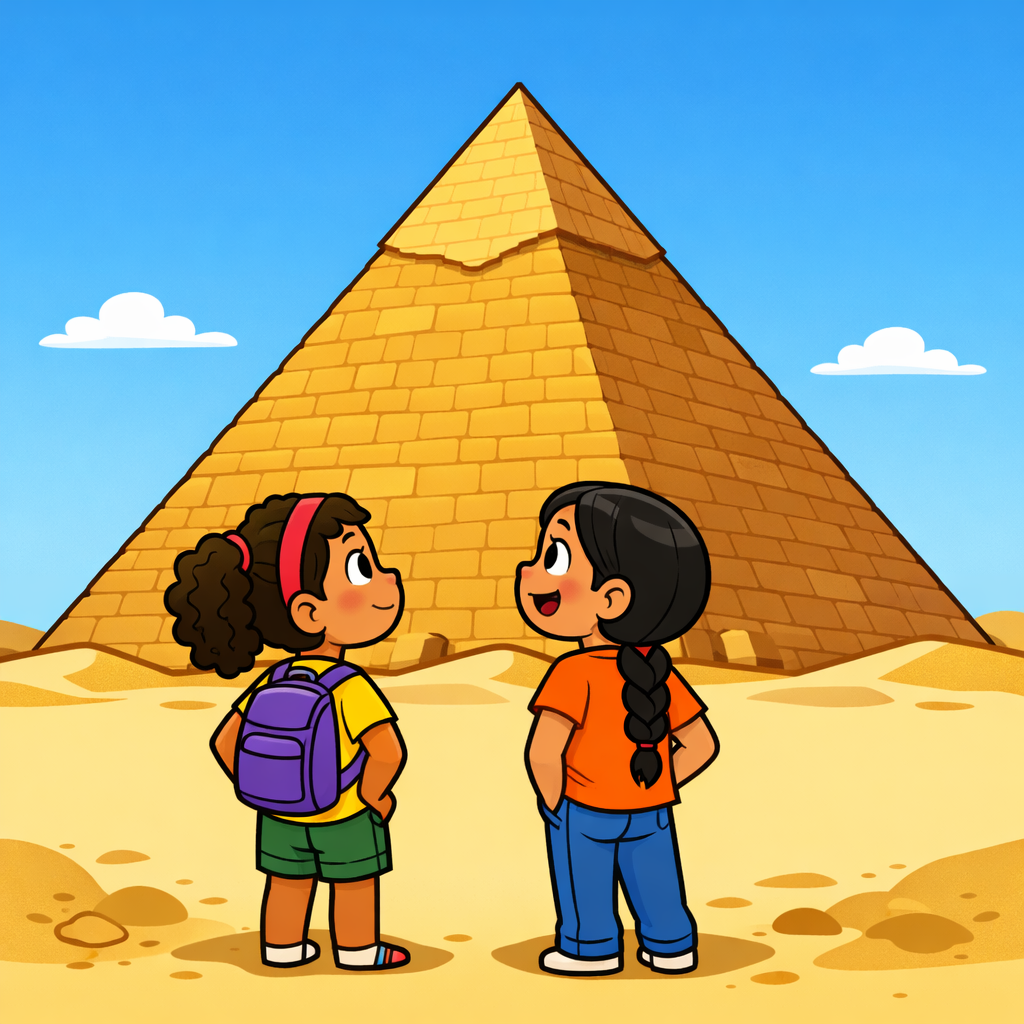 Illustration for Egypt: Pyramid Triangles