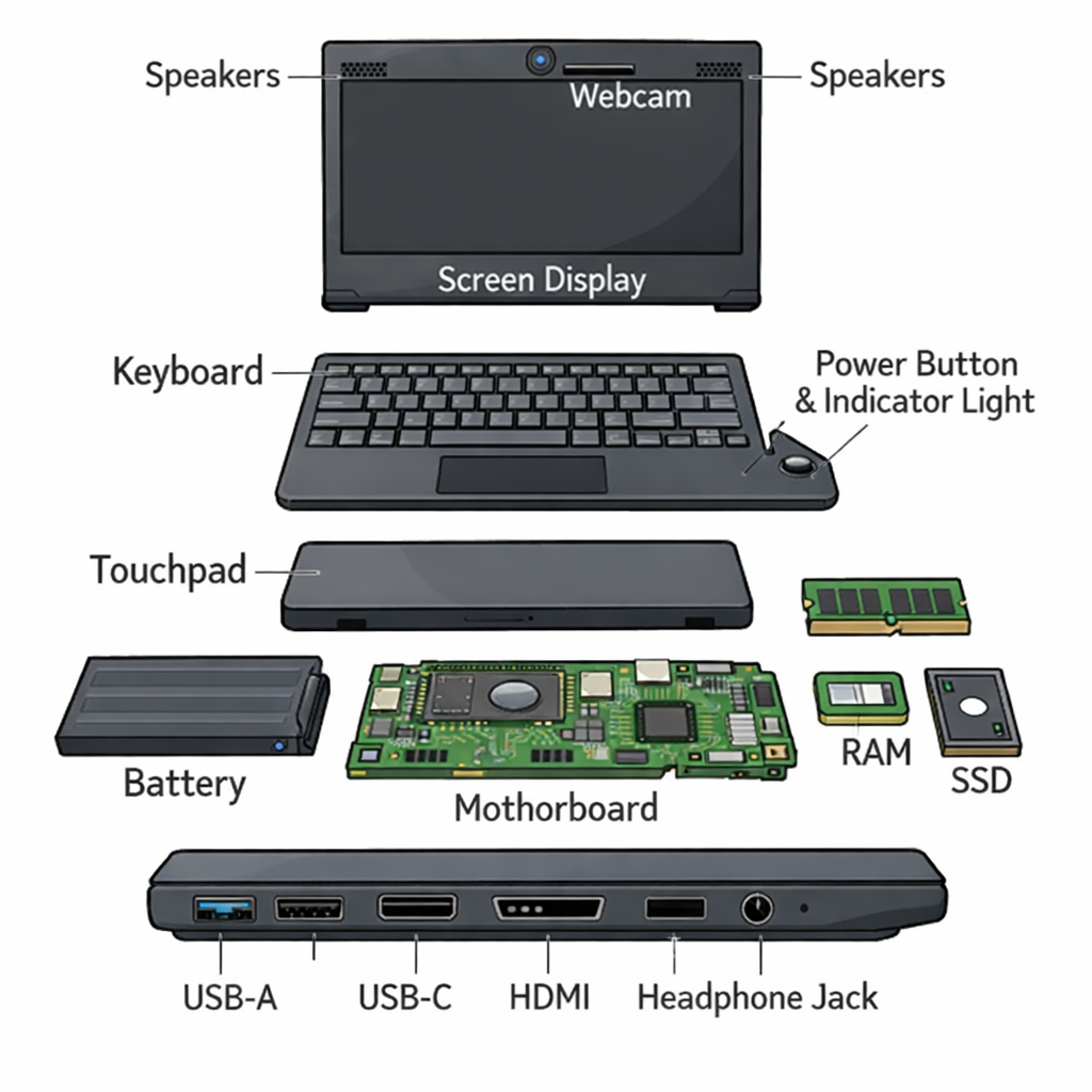 Illustration for Identify key hardware