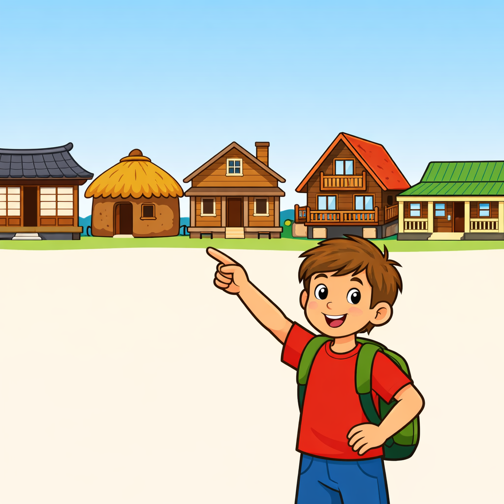 Illustration for Homes Around the World