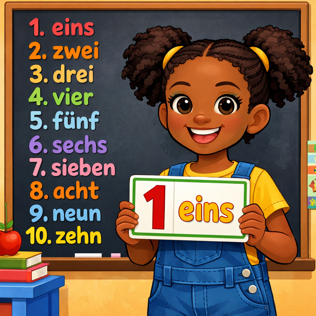 Numbers to Ten in German | Stage 3 Lesson | Coding Ireland
