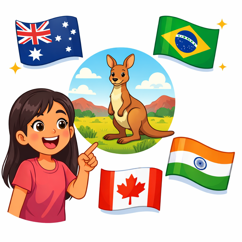 Illustration for What country is animal from activity