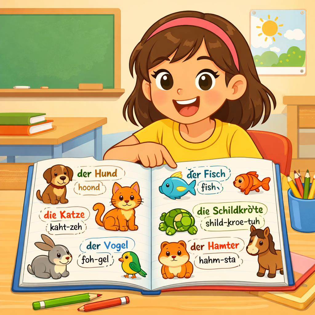 Animals in German | Stage 3 Lesson | Coding Ireland