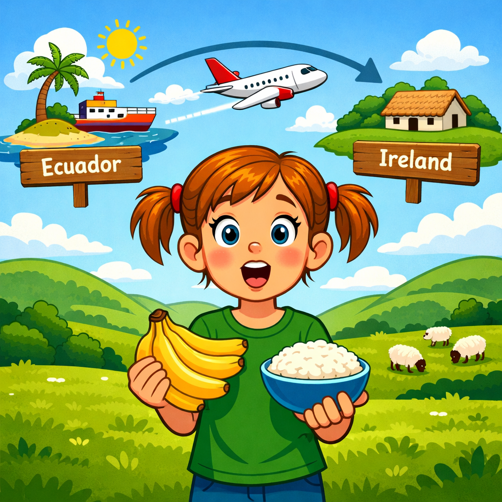 Illustration for Where does our food come from?