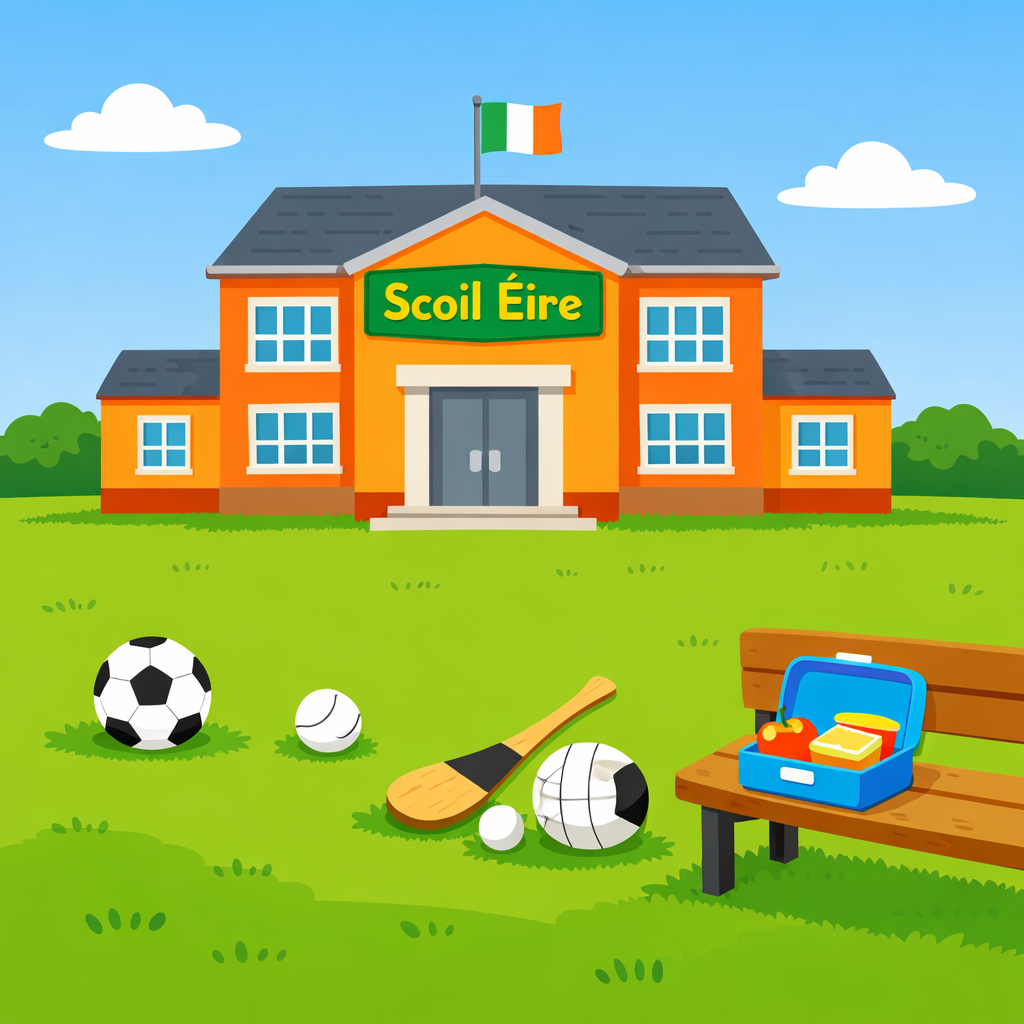 Illustration for School Life in Ireland