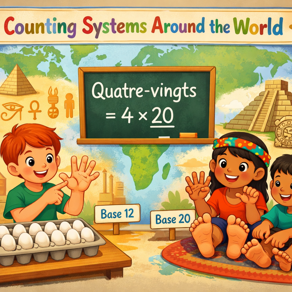 Illustration for Different Counting Systems