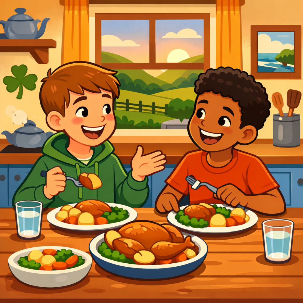 Illustration for Home Life in Ireland