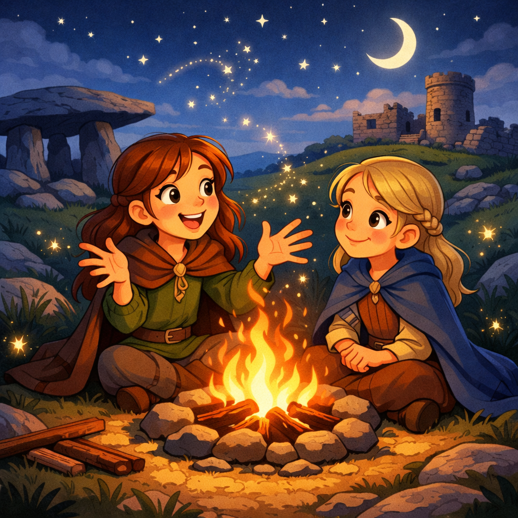 Illustration for Ireland: Samhain and Storytelling