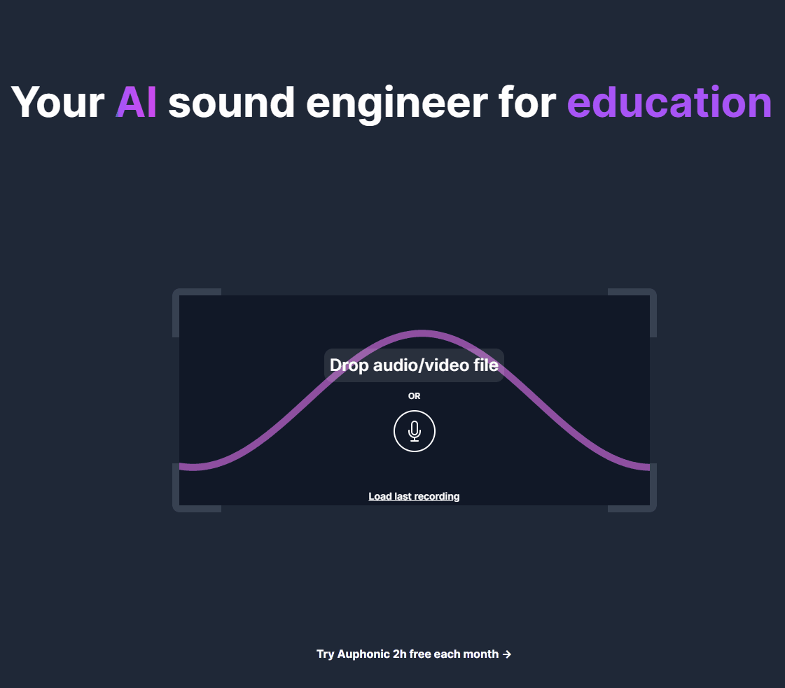Recording and Editing Audio