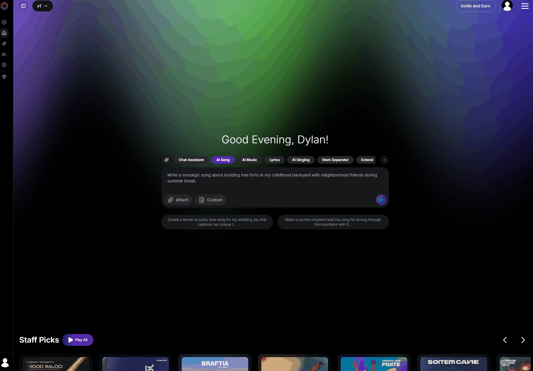 Generating Audio with Soundverse