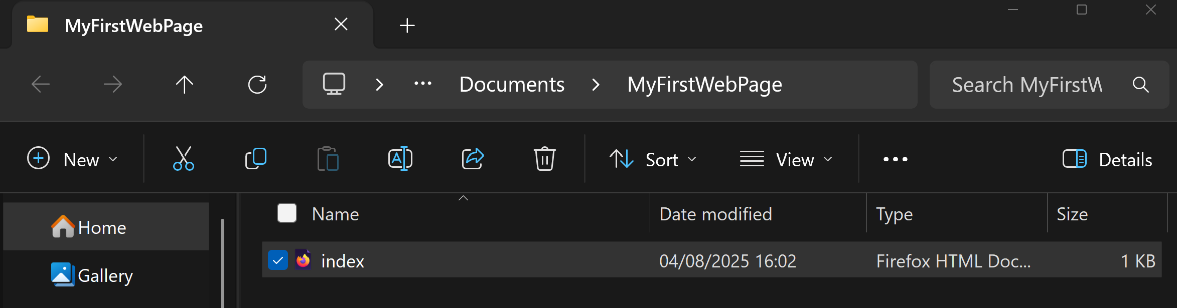 Locate the file in Windows Explorer