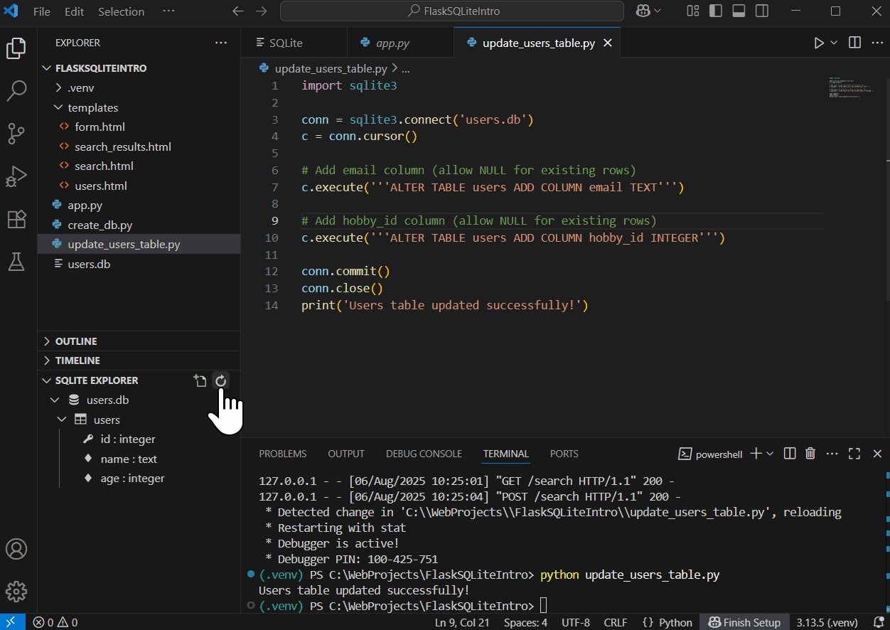 Retrieving and Displaying Data | Senior Cycle Lesson | Coding Ireland