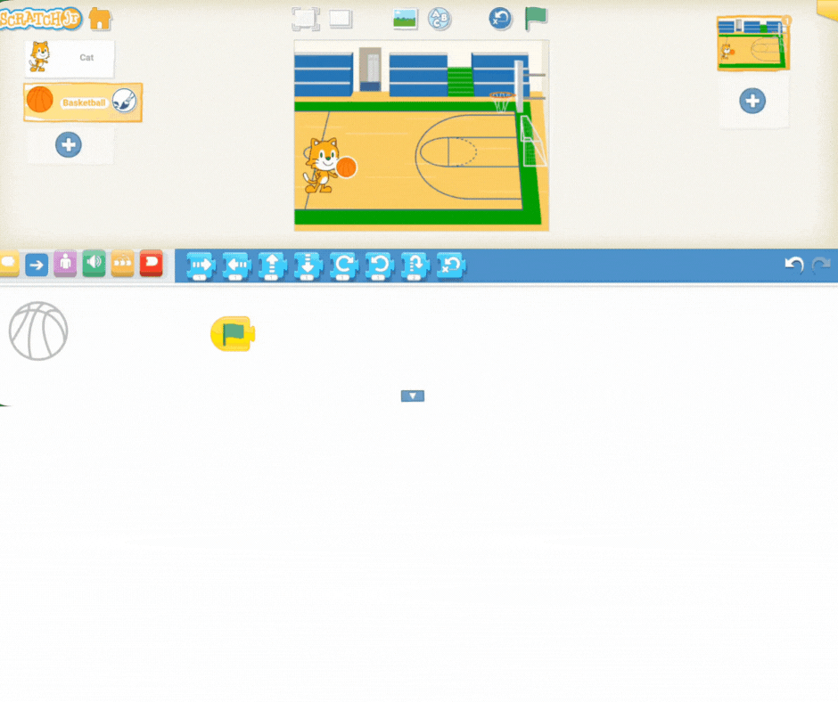 Dribble and Dunk: Basketball Fun with Scratch Jr. | Stage 2 Lesson ...